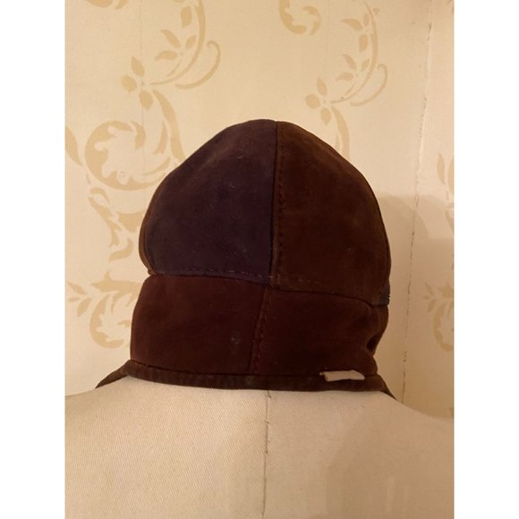 100% Shearling Multi Colored Hat Small - Picture 3 of 5